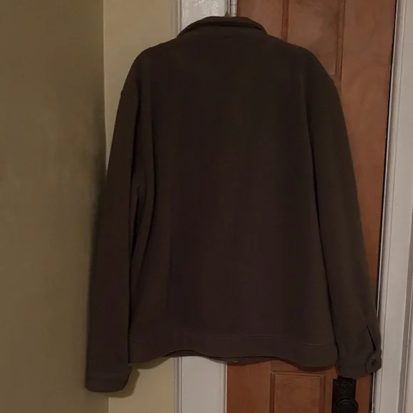 All Saints Clayton Fleece Tan Lightweight Jacket - Picture 8 of 15